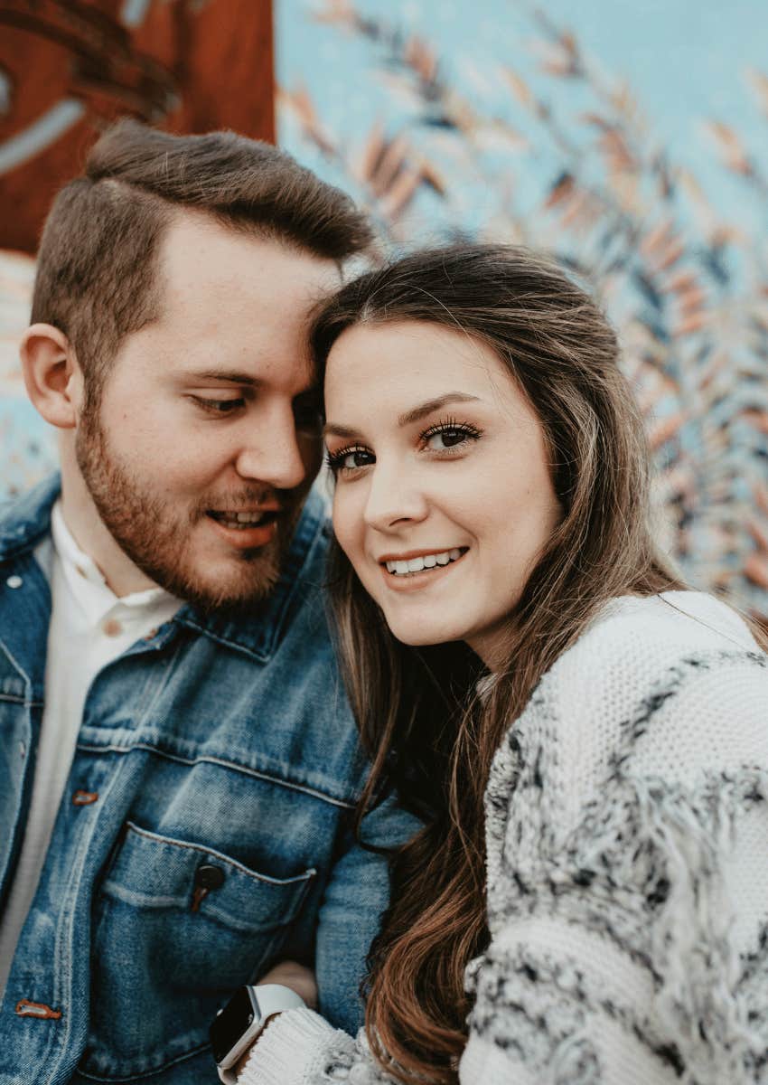 couple expressing love for each other