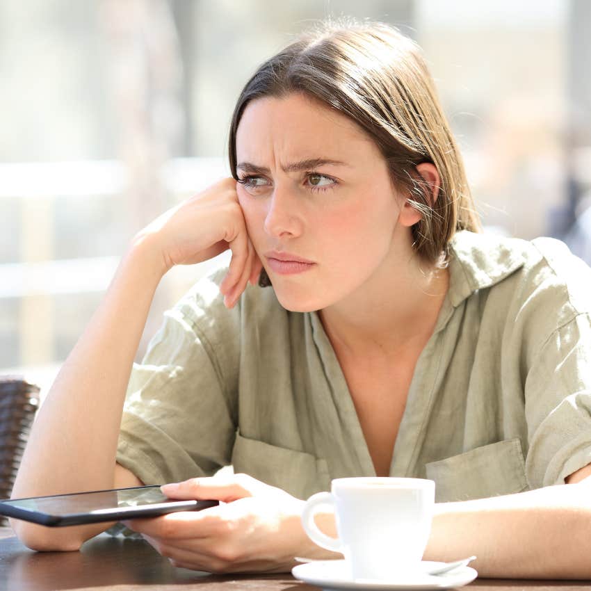 woman who wants to complain but won't waste the time