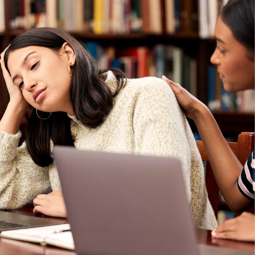 woman who needs help but won't ask for it