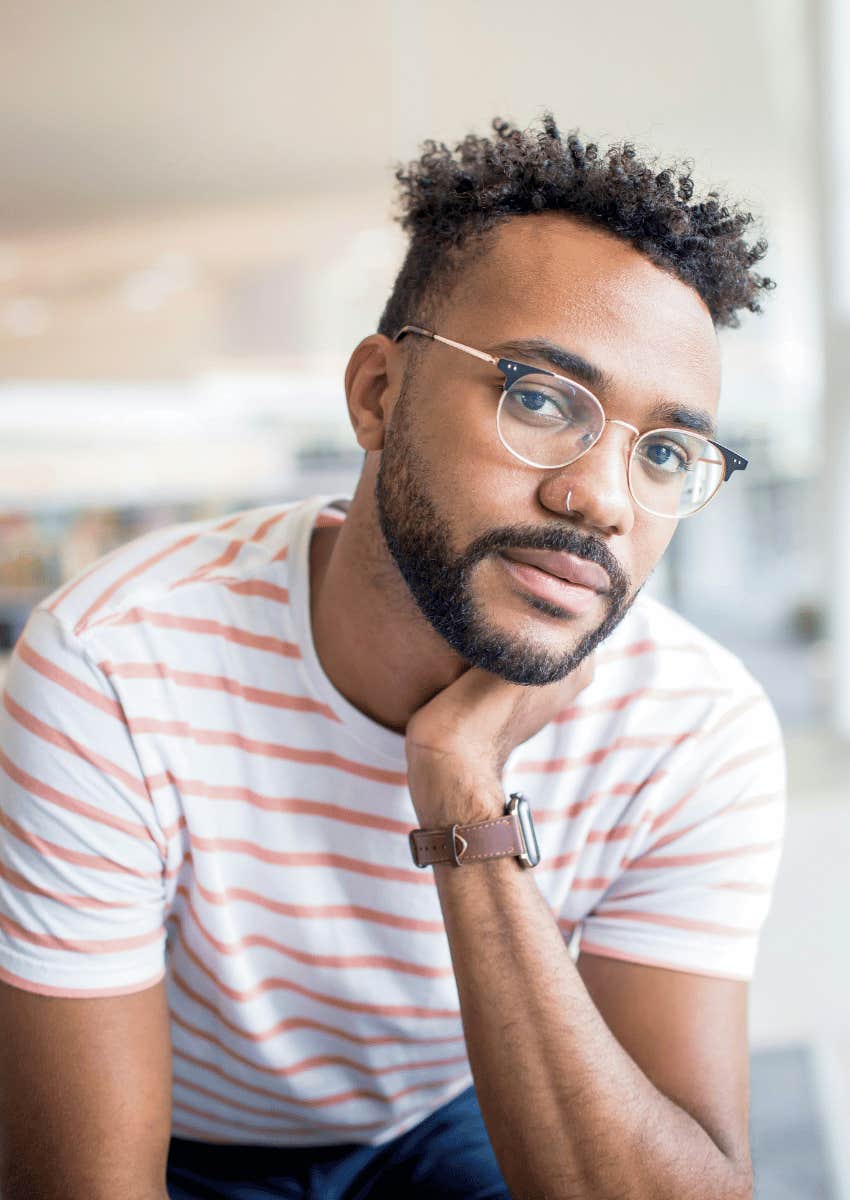 emotionally intelligent man figuring out his emotions