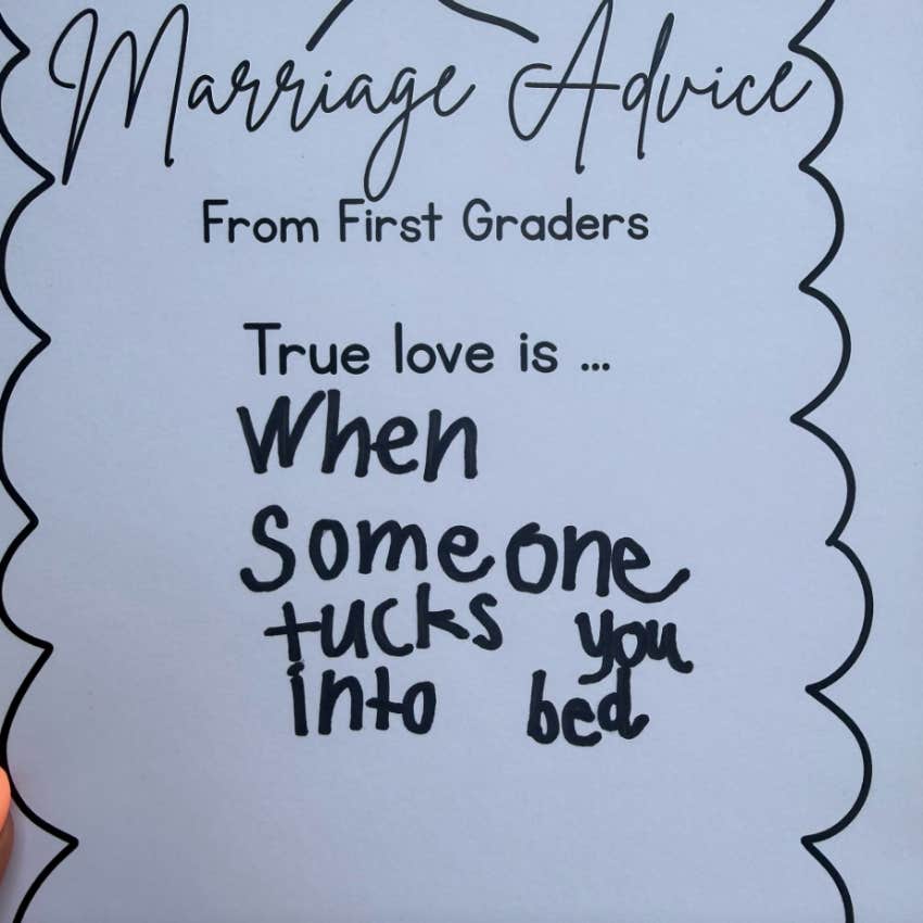 first-grader marriage response