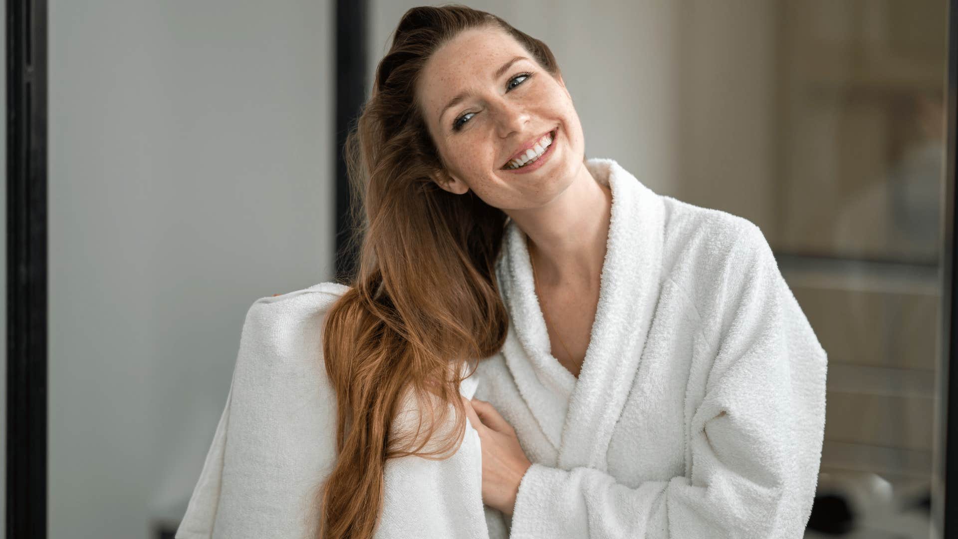 a fake woman who cares way too much about looking perfect