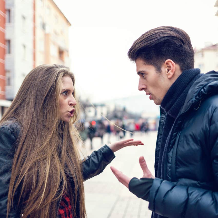 couple arguing about whether something is true