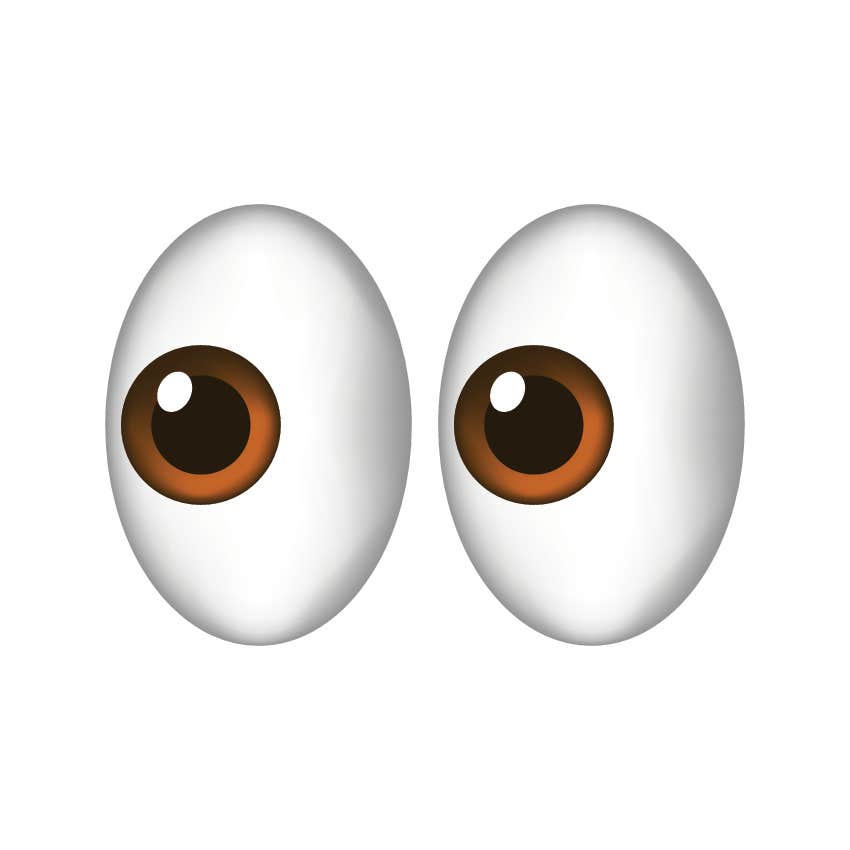 side eyes looking emoji
