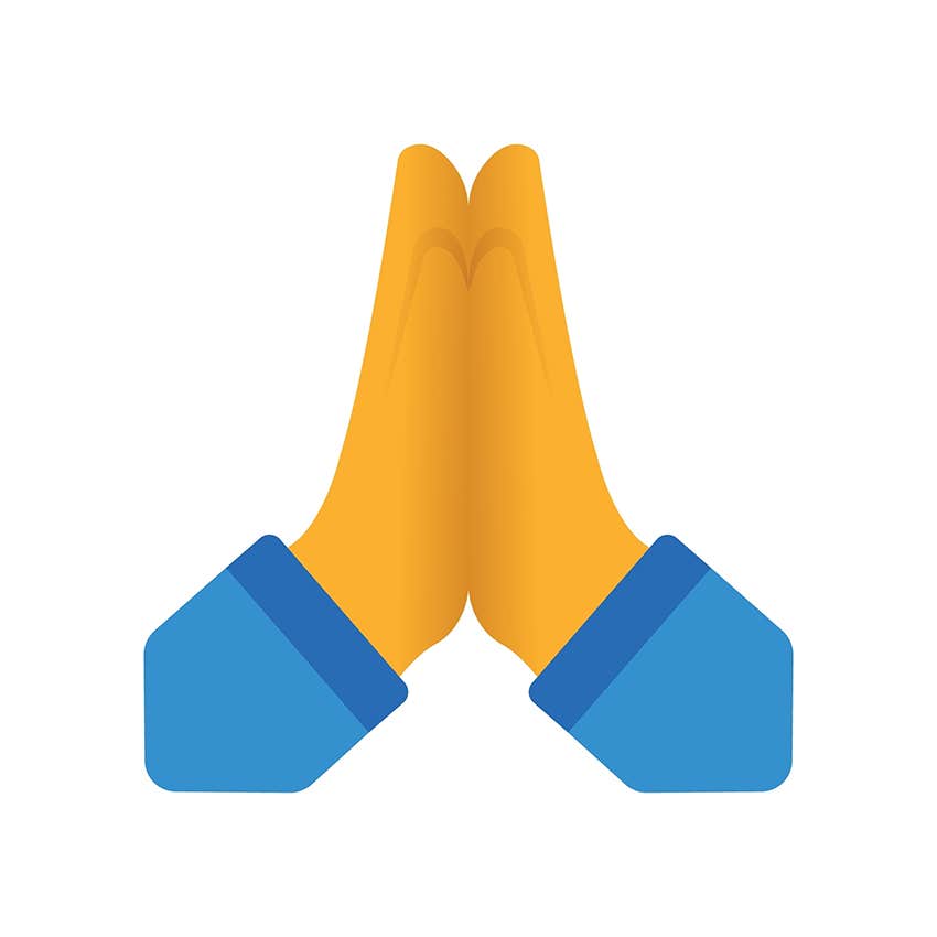 prayer hands emoji