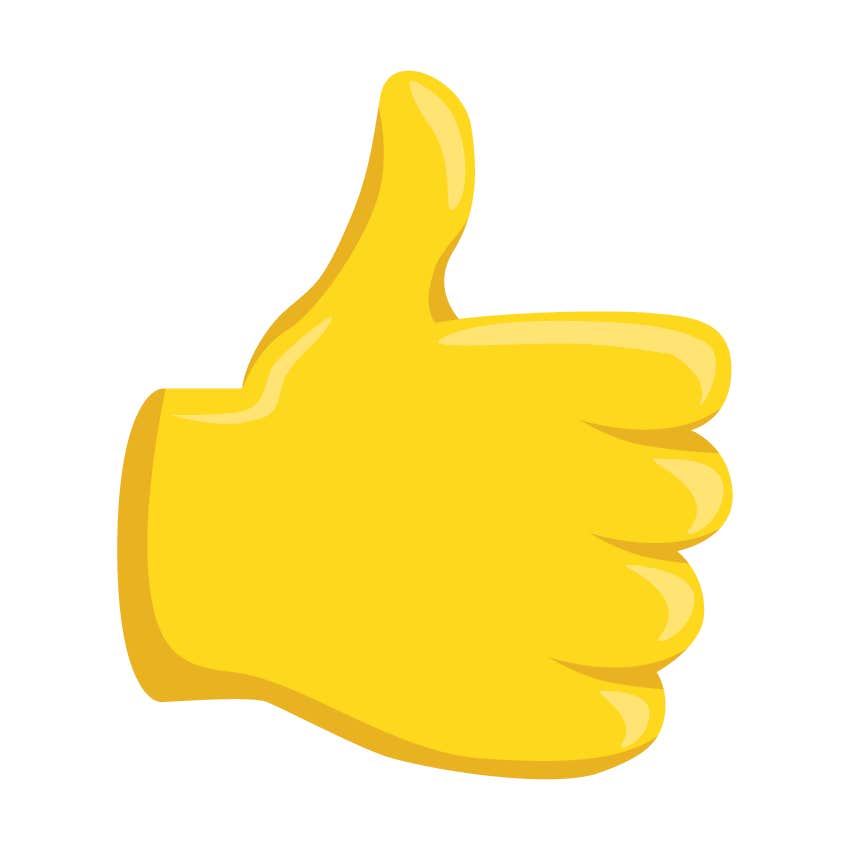 thumbs up emoji