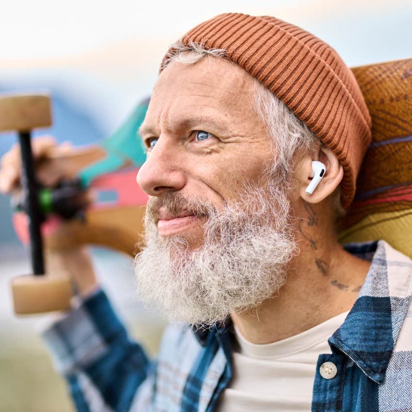gen z, millennials, gen x and boomers have completely different ideas of what it means to be 'cool' boomer man with skateboard