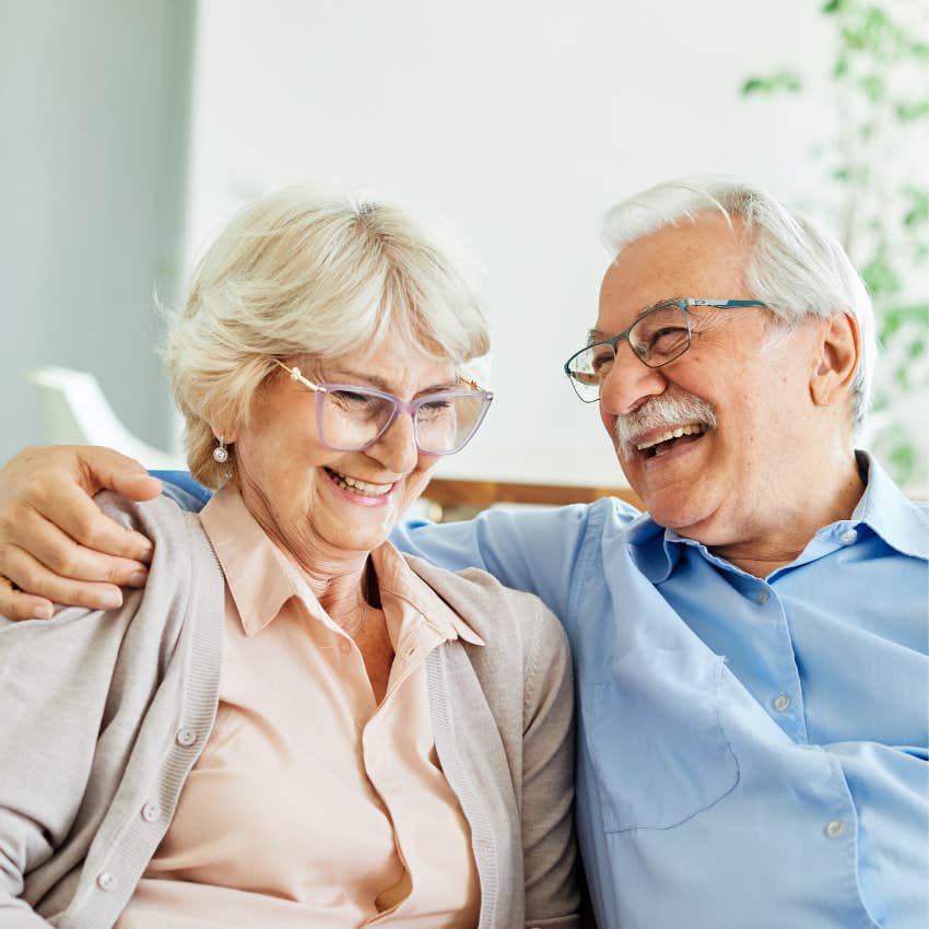 boomer couple in a good marriage