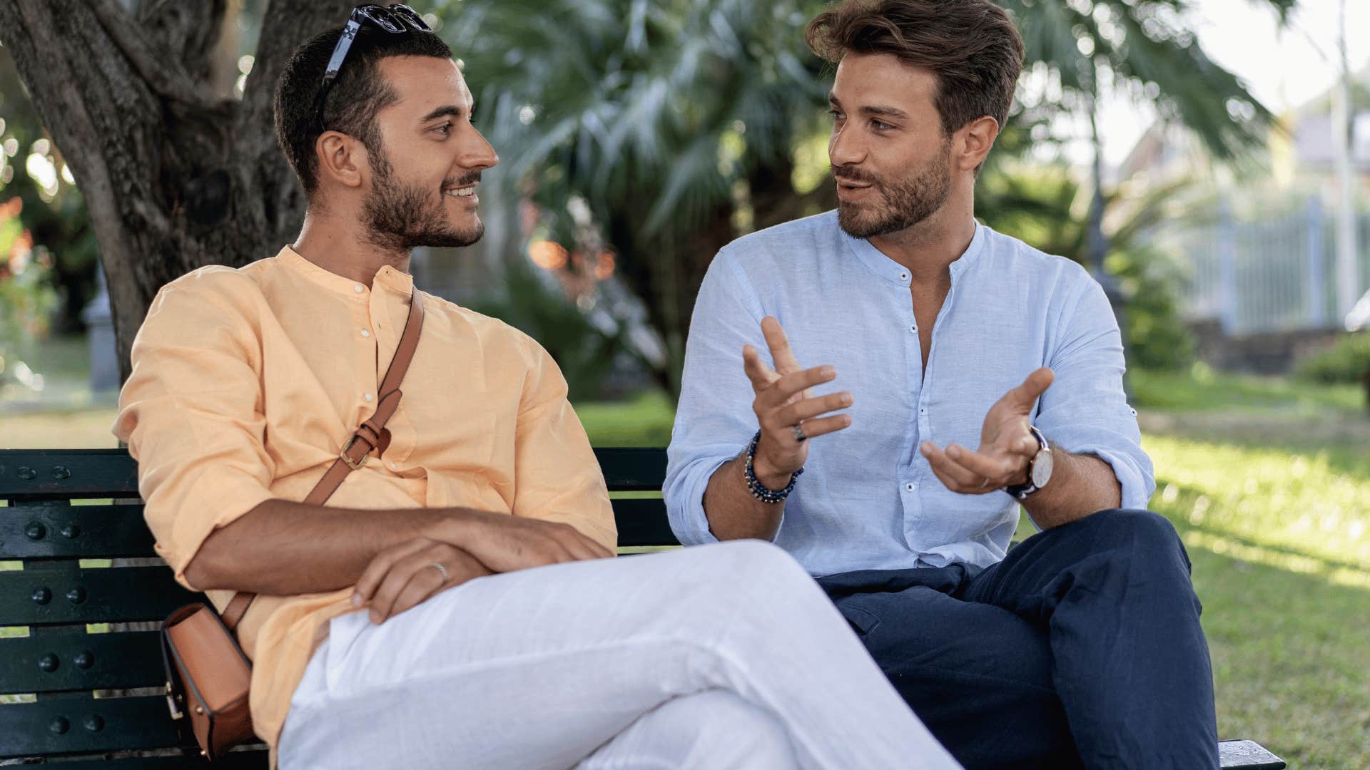 friends having deep conversation avoiding small talk