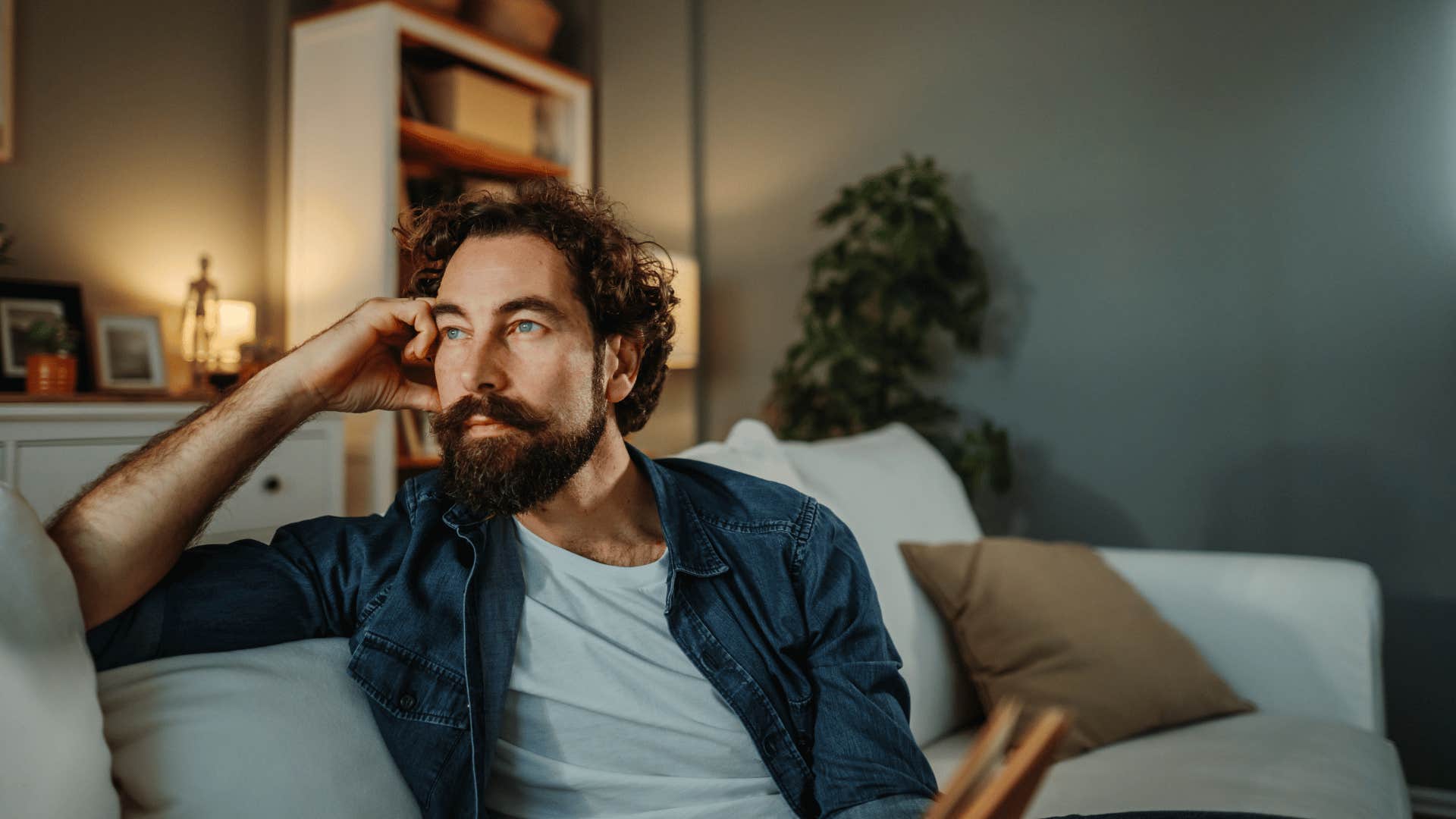 man with low self-esteem overthinking his interactions