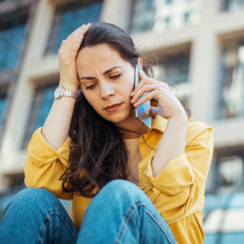 young woman struggling with her mental health