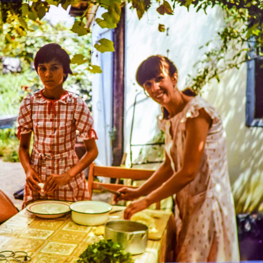 grandparents had the surprisingly healthy habit of cooking at home daily