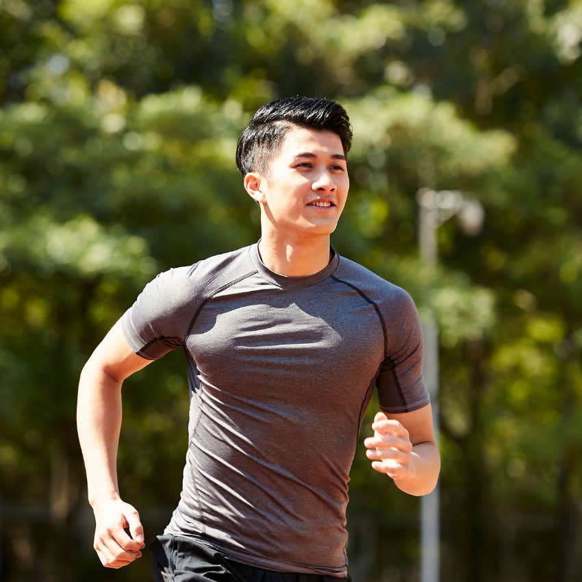 athletic man who sees fitness as his number one priority