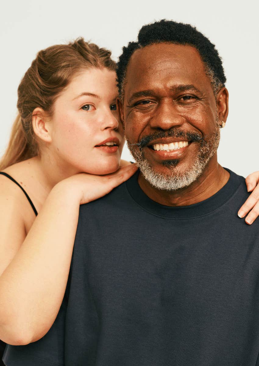 interracial couple with an age gap