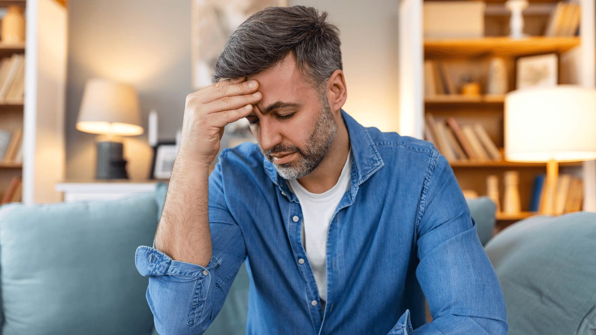 kind man with no friends in midlife realizing that being loved isn't the same as being needed