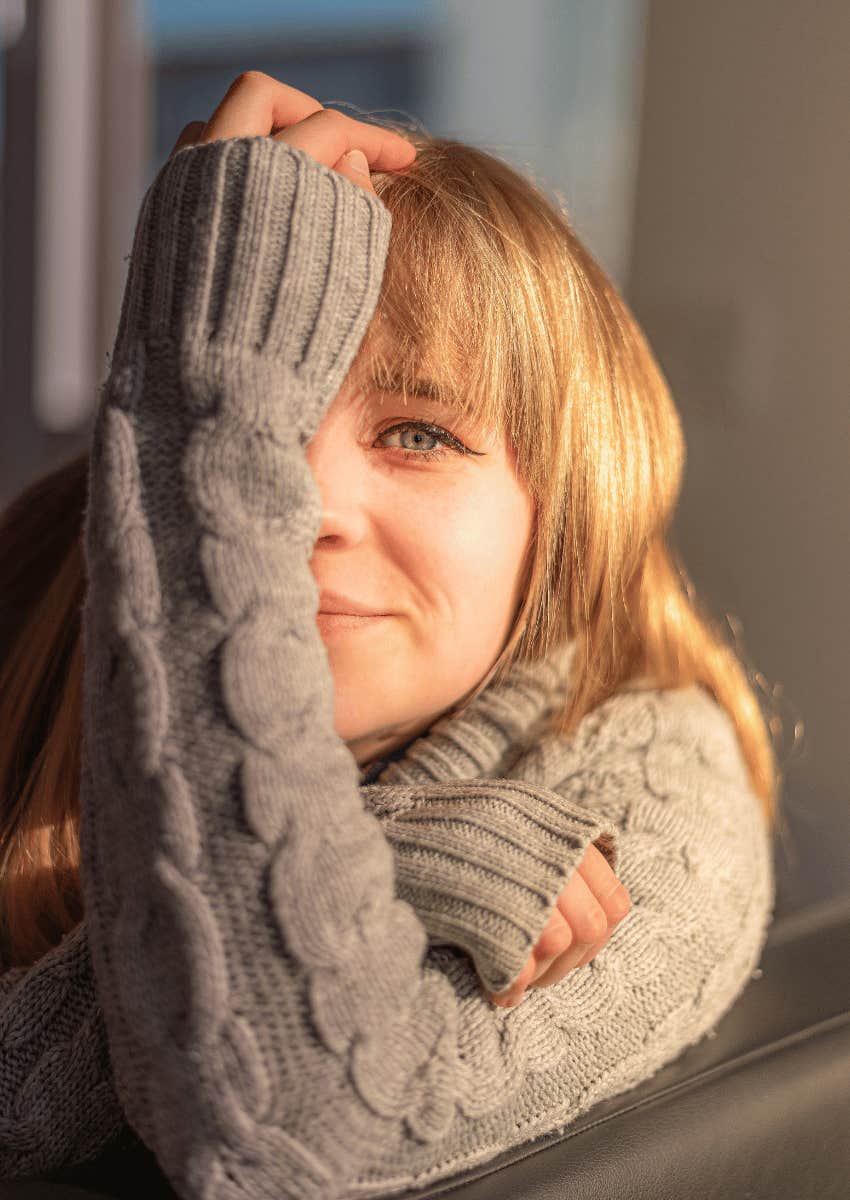 kind woman not inflating her own ego