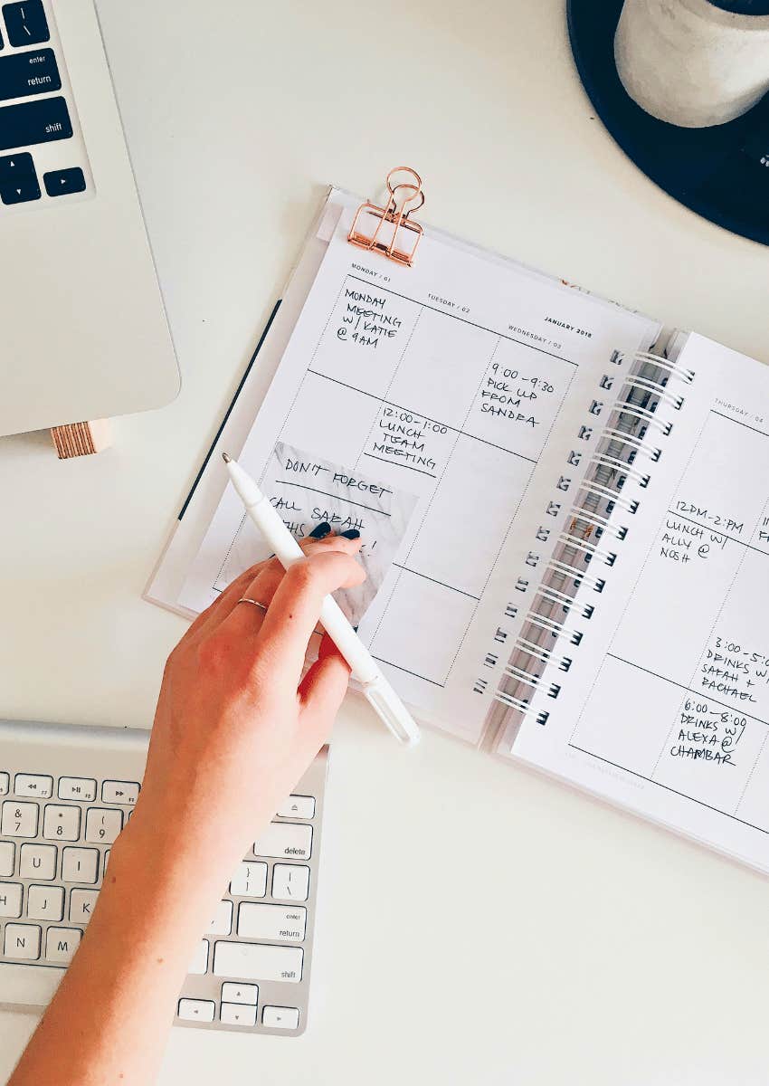 long-term planning in a physical planner
