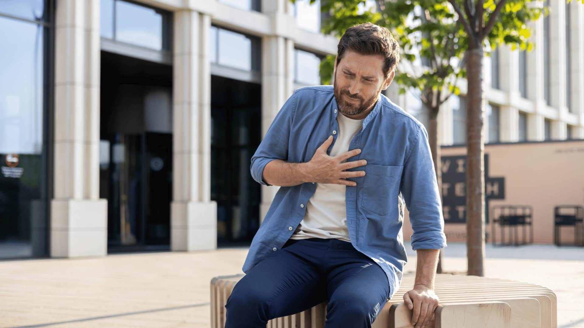 man who feels his emotions on a physical level