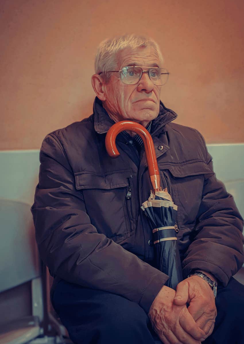 older parent expecting his kids to spend time with them