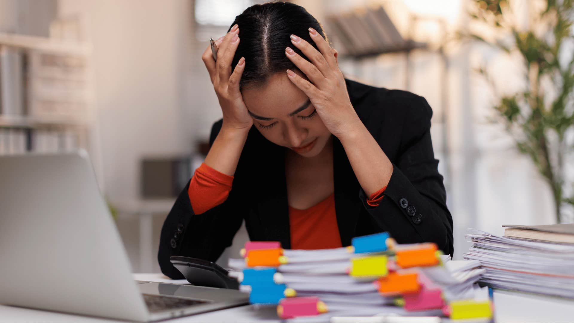 mentally and emotionally weak woman whining about life being too difficult