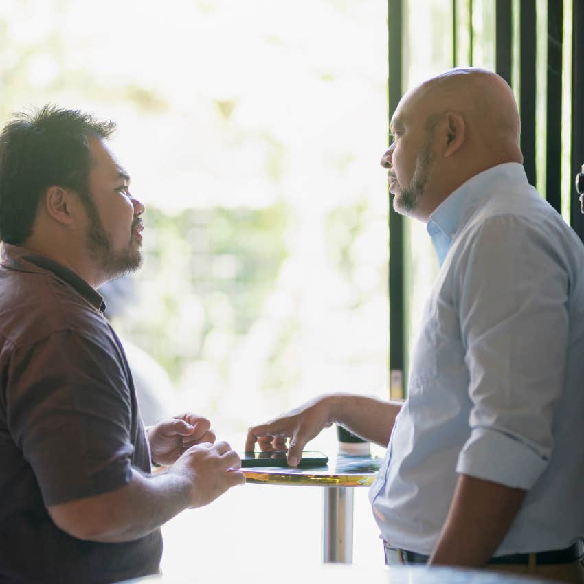 man raised in the 60s and 70s approaches his problems by talking only to those he trusts