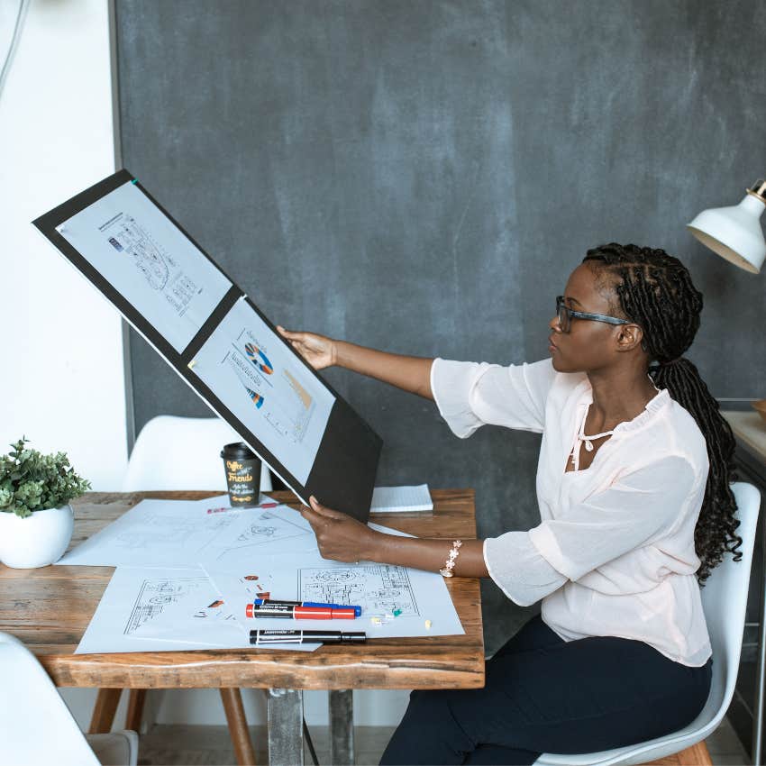 Woman taking over business leadership role