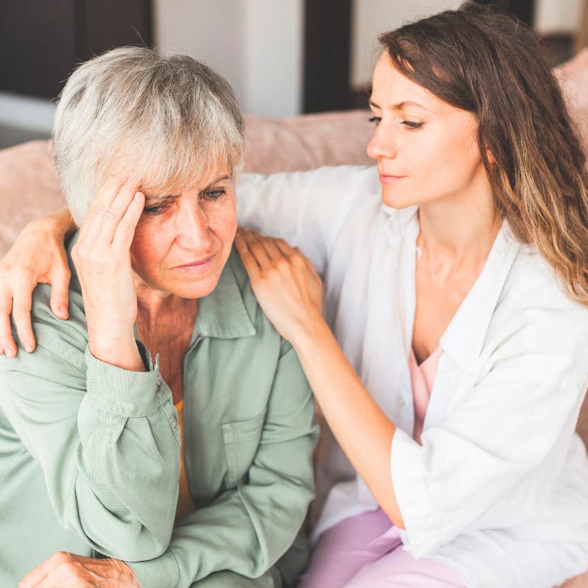 Woman who can't stop her mind from racing because she's dealing with changes in her parenting role