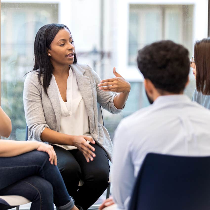 woman who refuses to apologize for addressing conflict