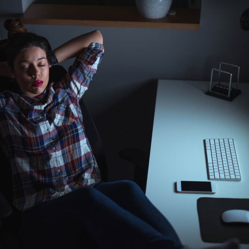 woman focusing on what she can control