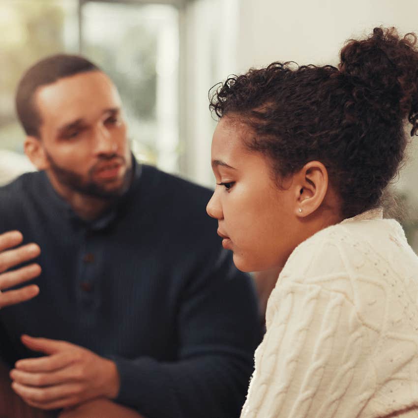 father teaching his daughter the old-fashioned life lesson that hard work isn't everything