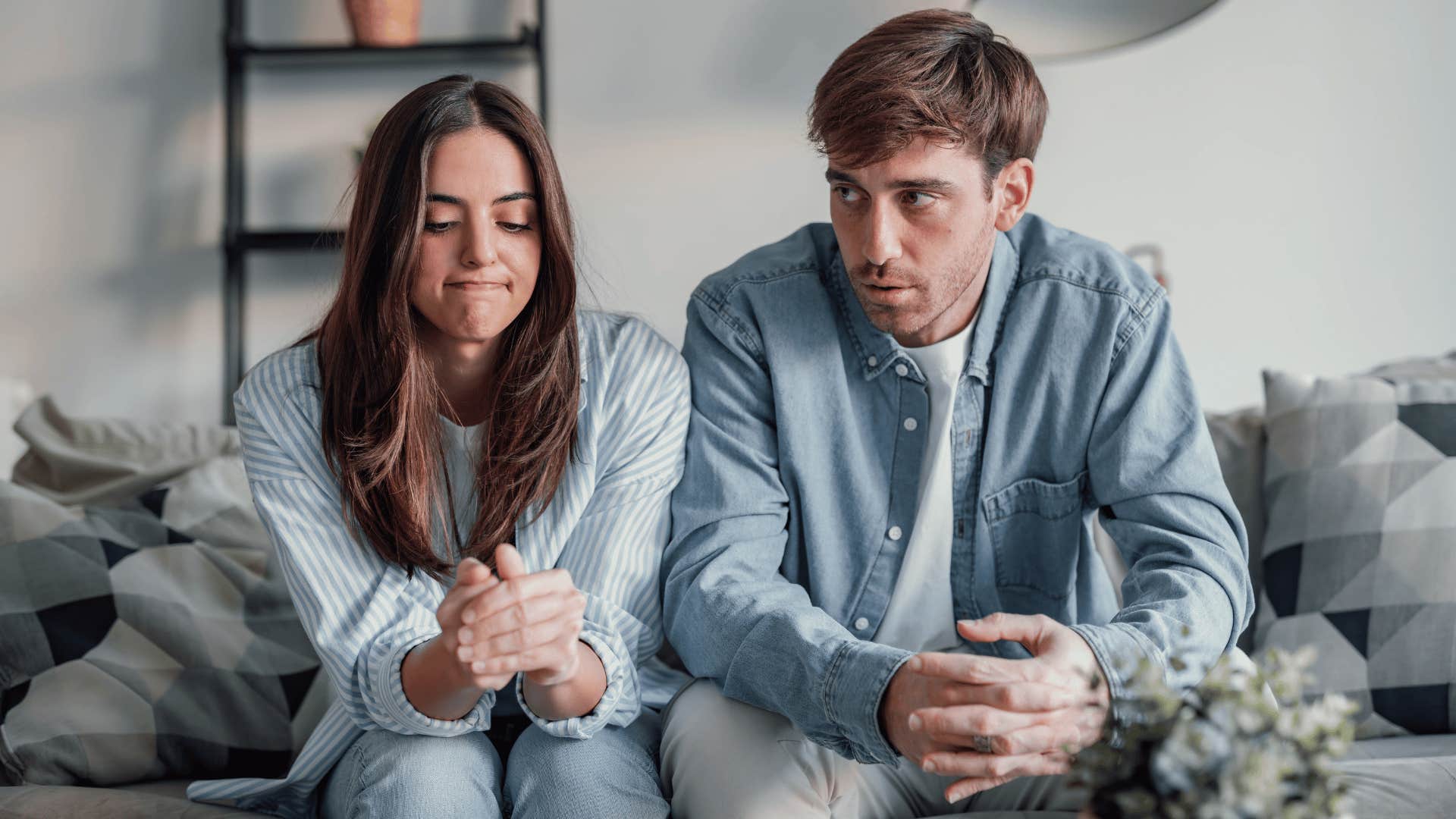 woman saying she doesn't know what she wants as she gets ready to leave her relationship