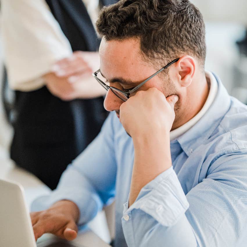 employee who's not happy with having to use ai at work