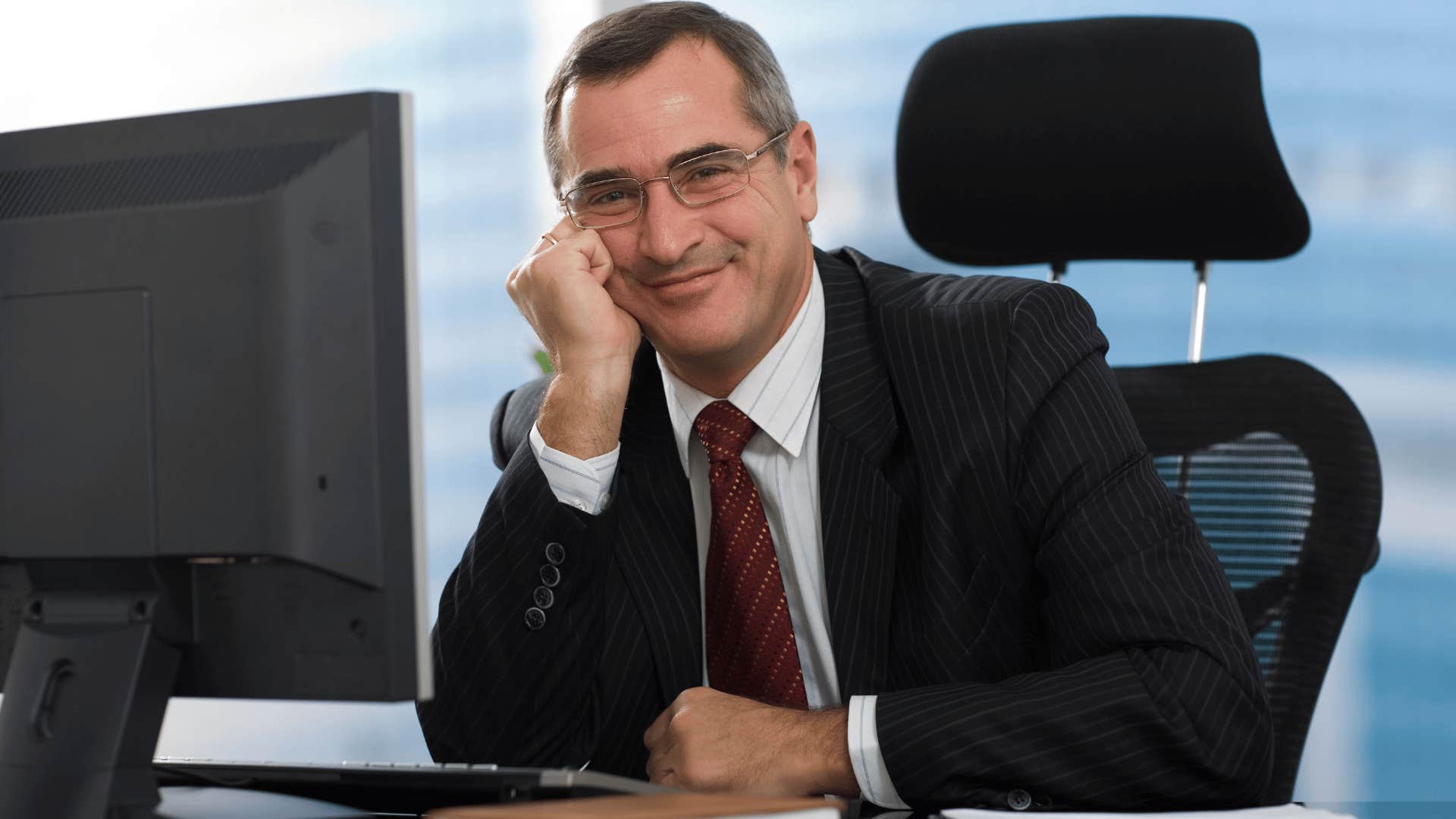 high vibration man who is generous at work