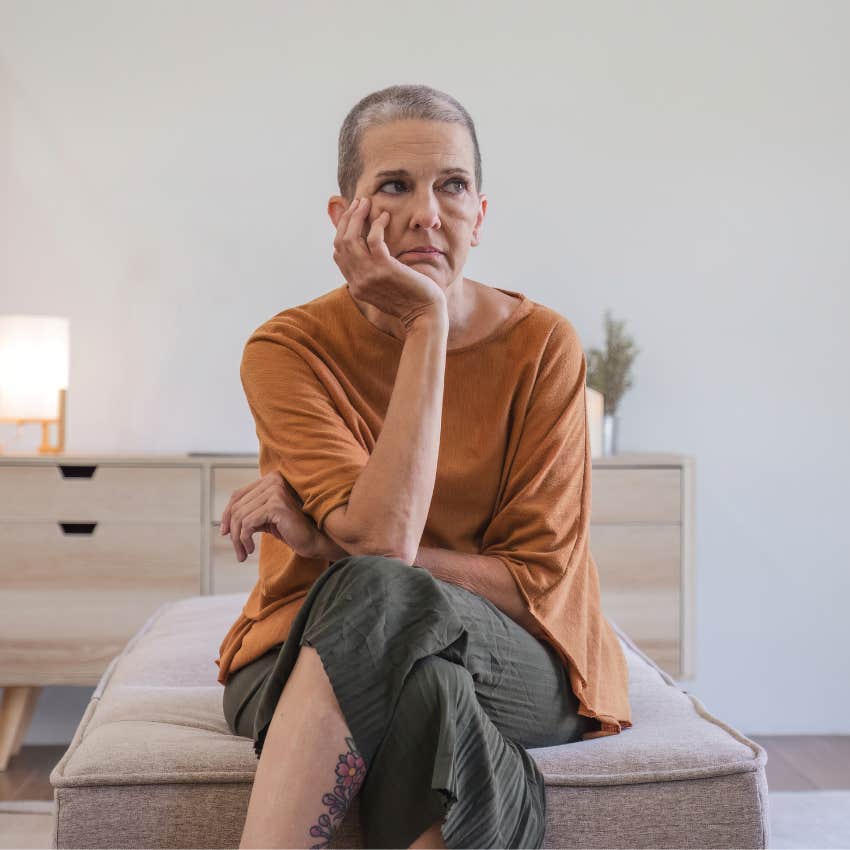 woman who feels uneasy could have negative energy in her home salt and pepper ritual would help