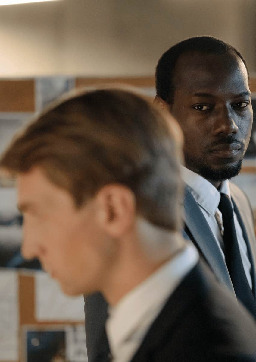 serious mysterious and secretive professionals