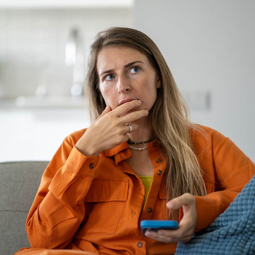 woman who is overthinking