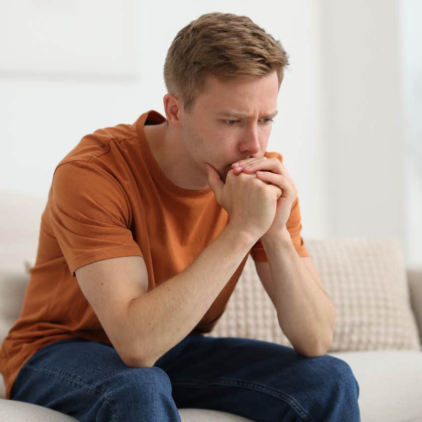 man who lacks self-awareness worrying about the future