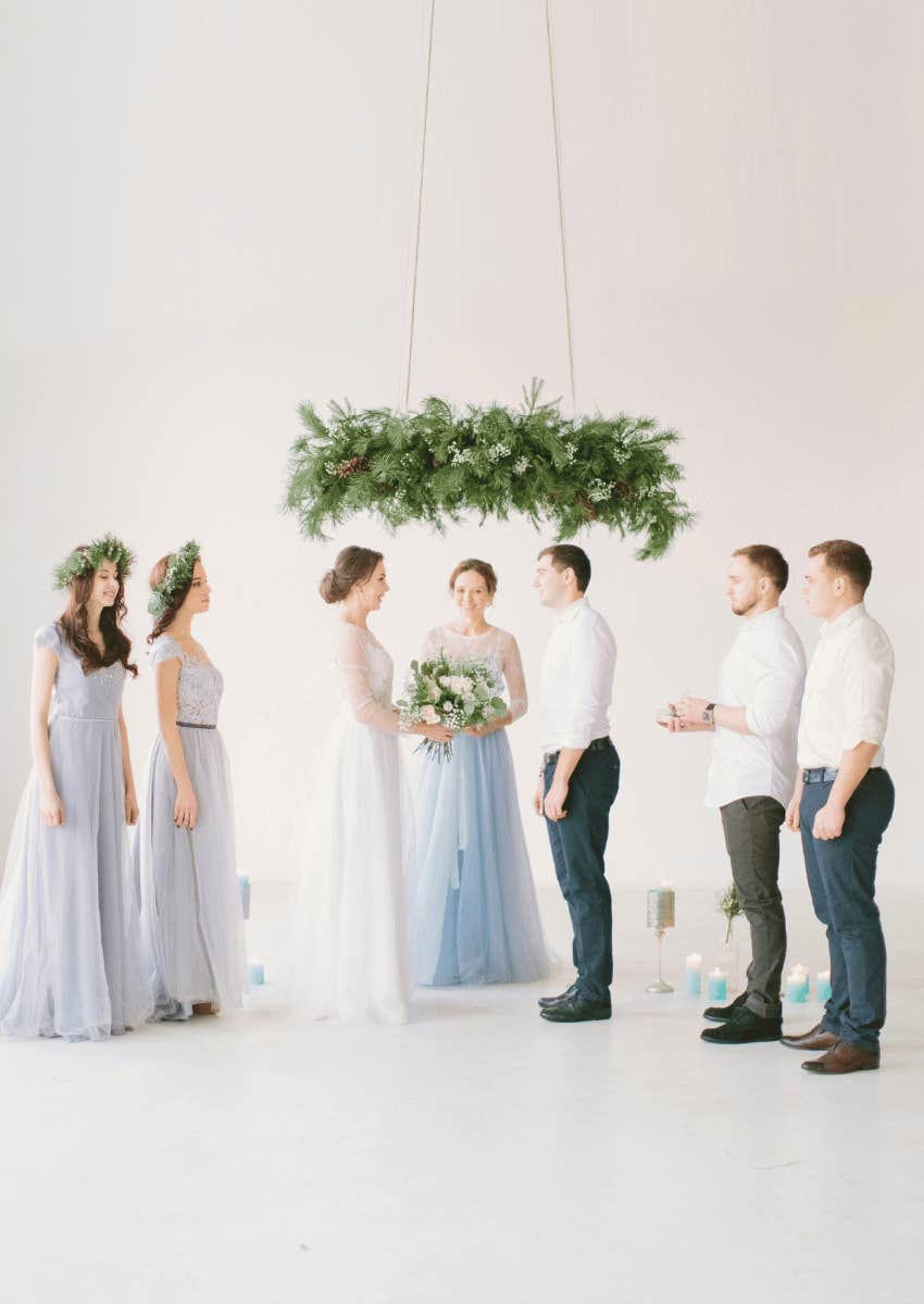 small and intimate wedding ceremony