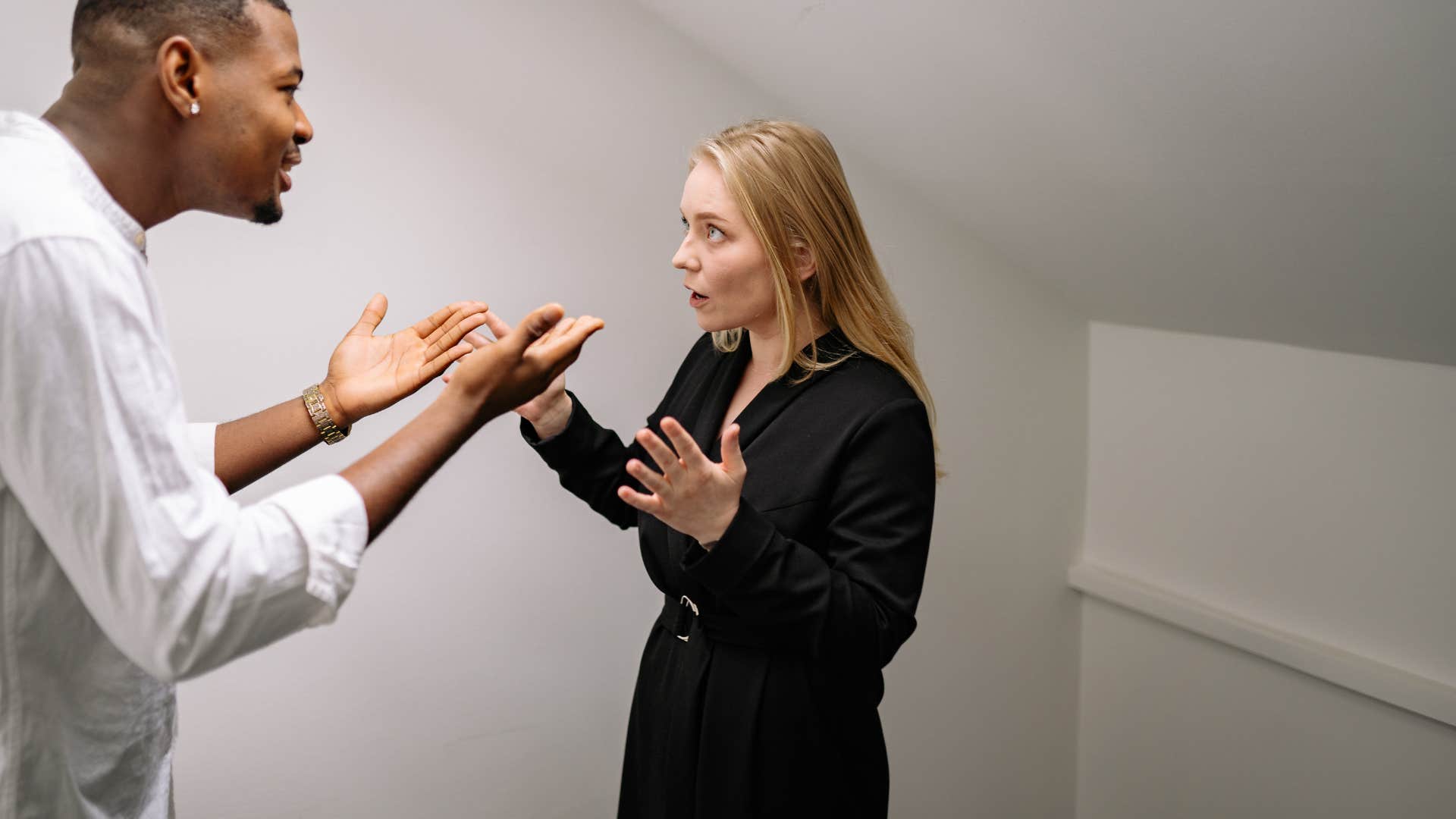 smart woman noticing when a man avoids conversations about his exes