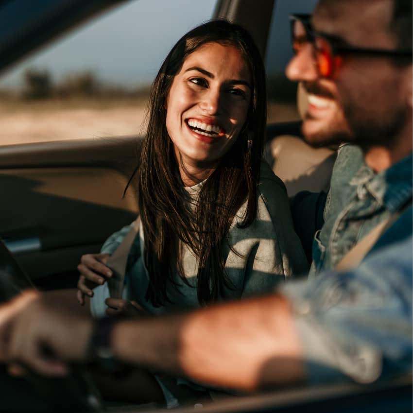 a study showed that the condition of a person's car says a lot about their potential as a partner woman happy that her date's car is clean makes good first impression