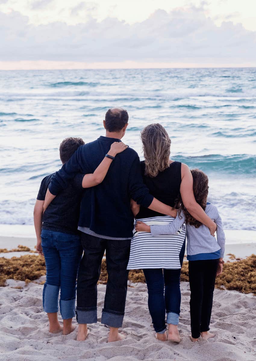 supportive family being present with each other