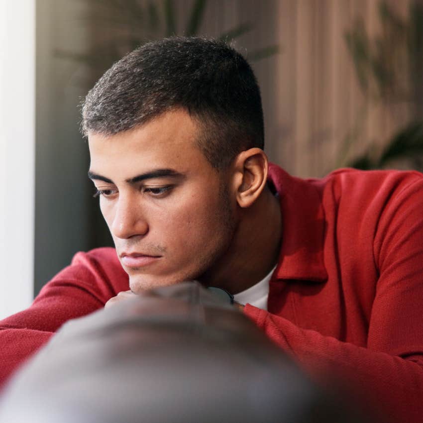kind man refusing to hold onto grudges and regrets at home