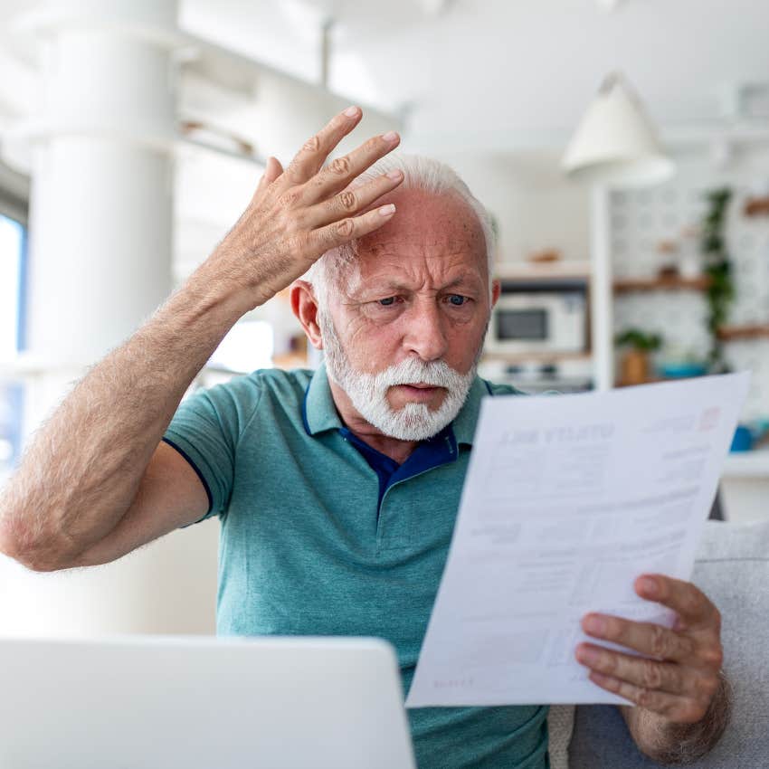 stressed man fretting over things he can't control at home