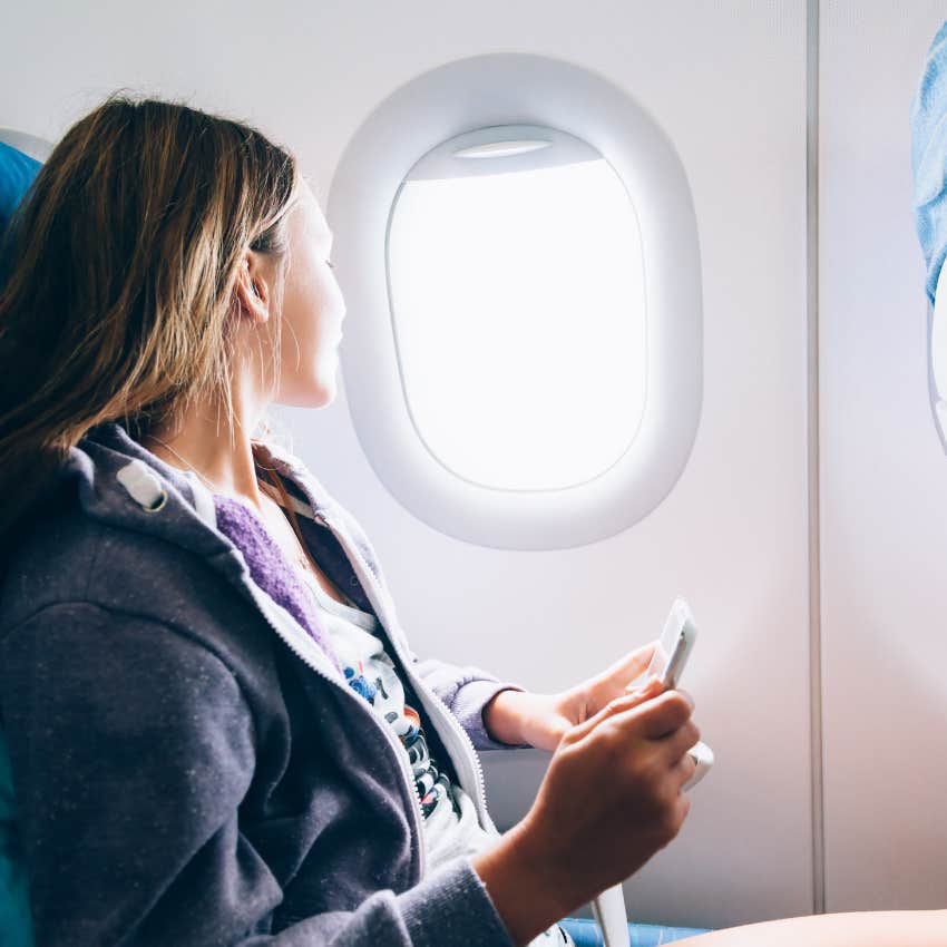 smart woman who refuses to fly business class because she'd rather be retired