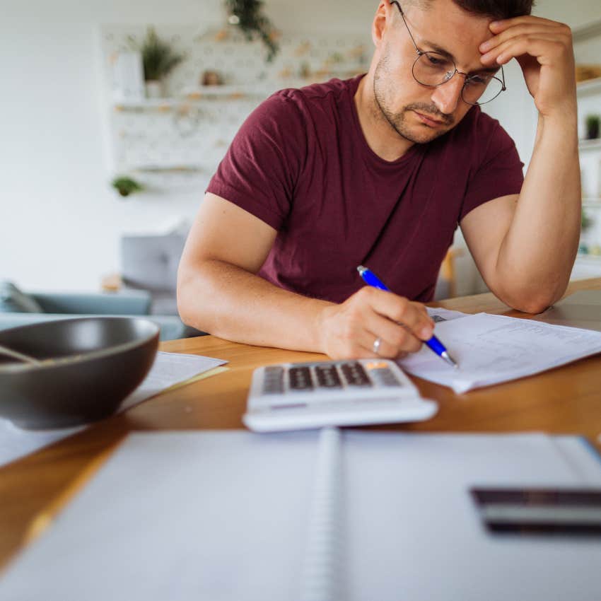 smart man who refuses to spend money on minimum credit card payments because he'd rather be retired