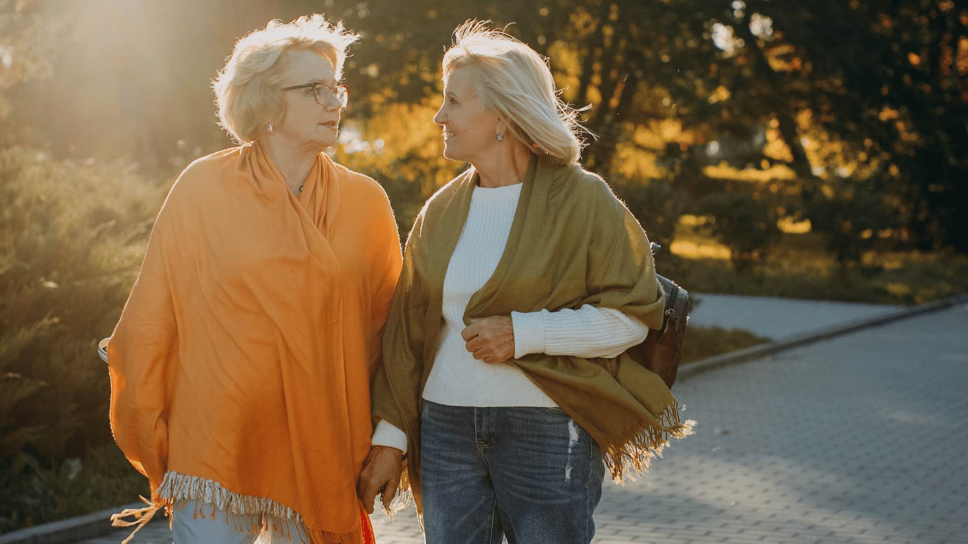 insecure woman talking to friend asking what do you think of me