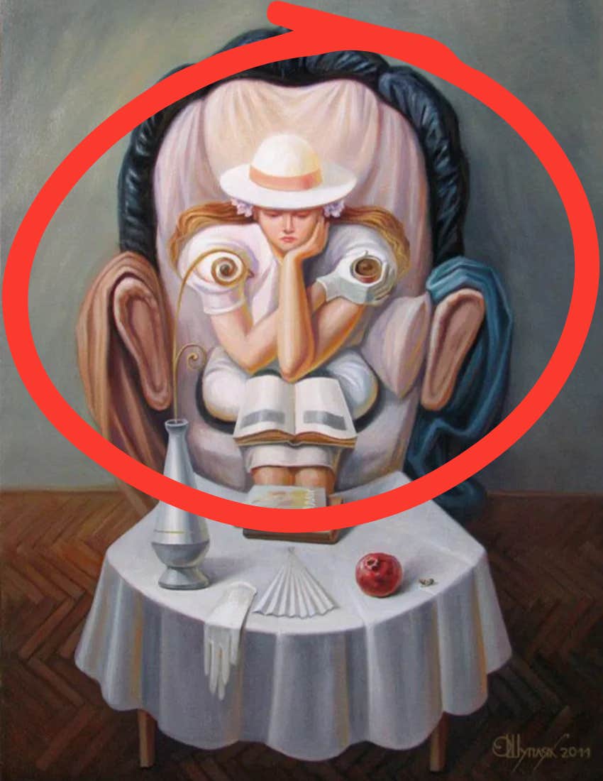 visual personality test if you saw the man's face first