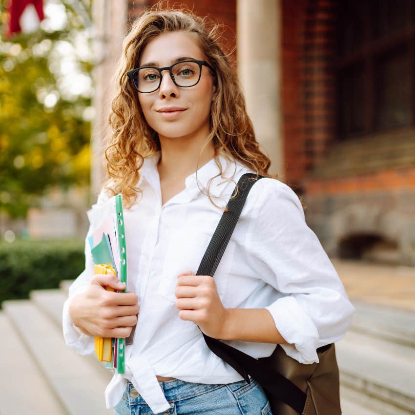 privileged woman whose parents paid for all her schooling
