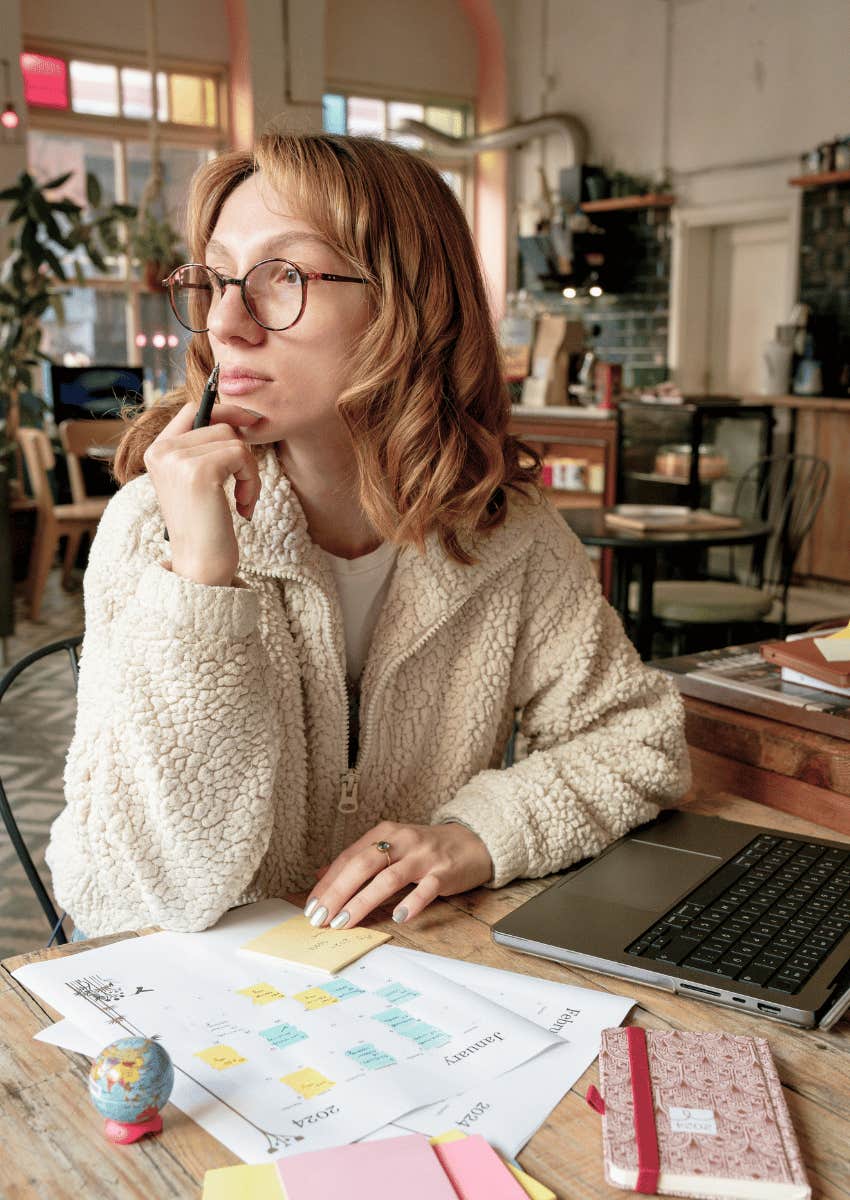 woman making mindful decisions