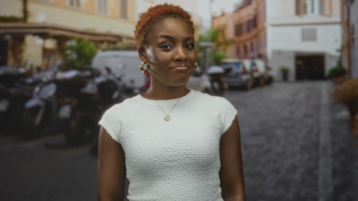 strong woman whose assertiveness is often mistaken for aggression
